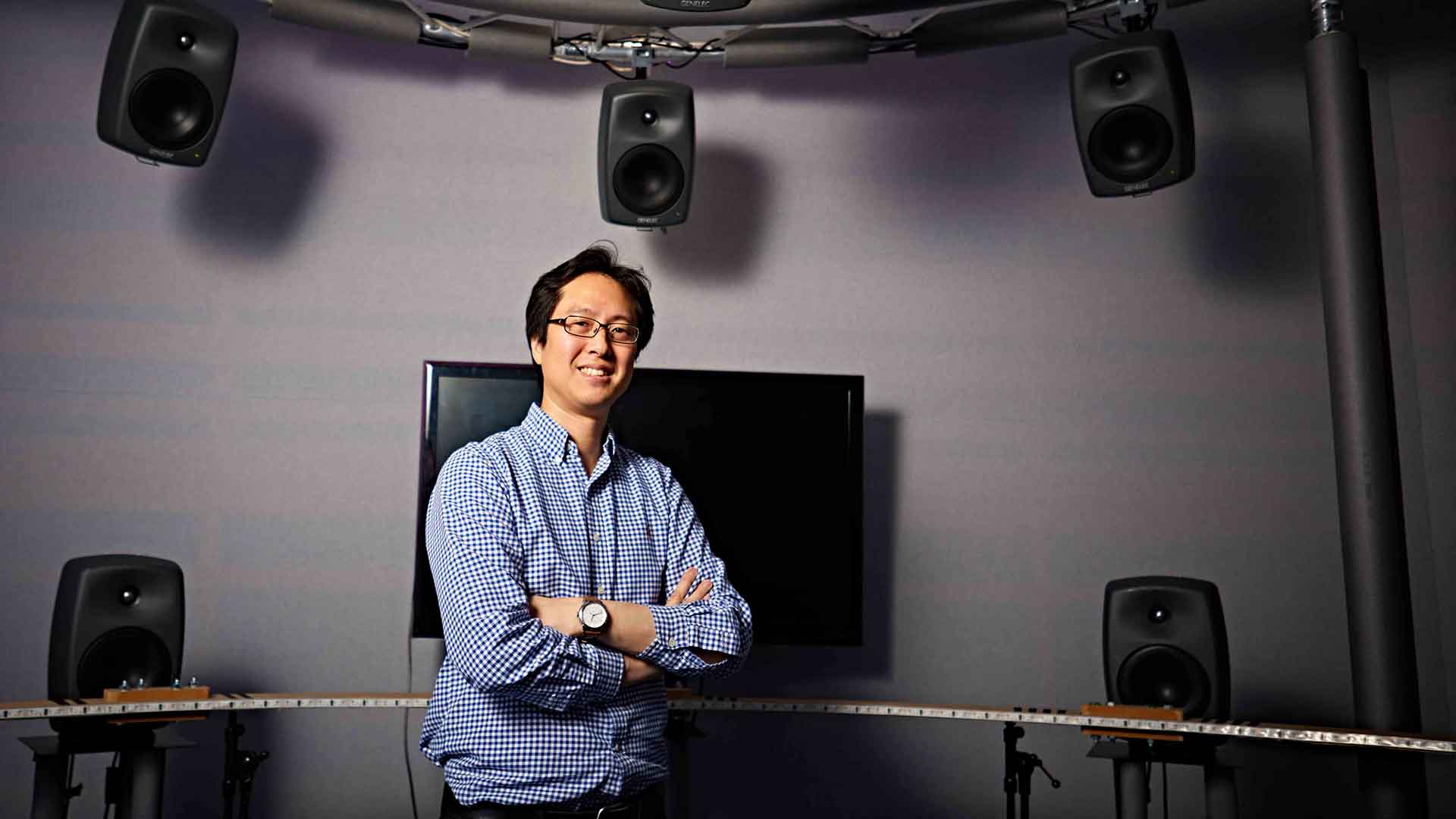 Hyunkook Lee in the Critical Listening Room